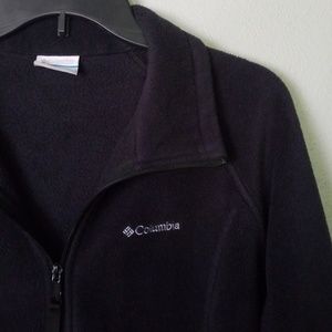 Columbia Black Fleece Zip Up